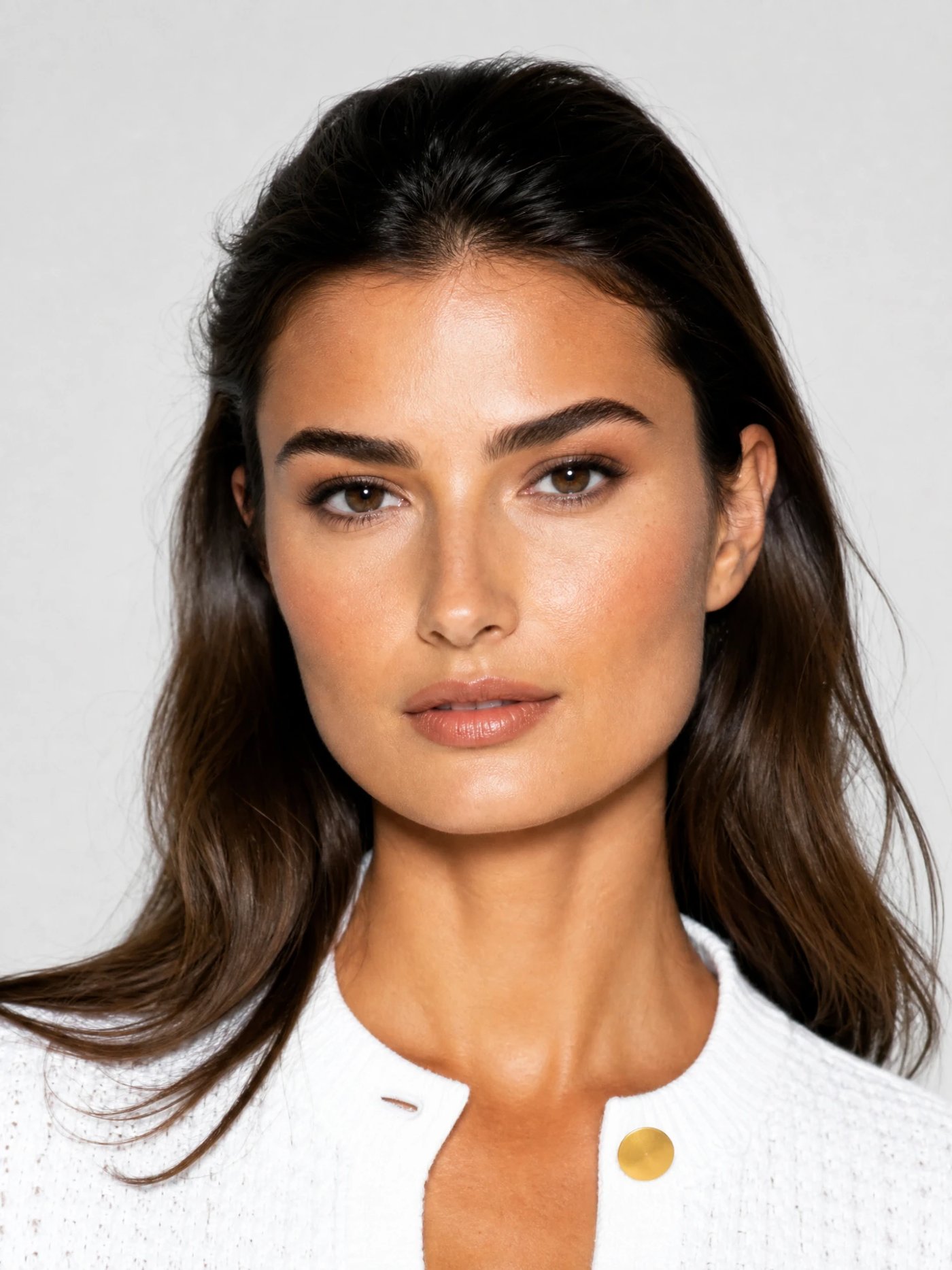 Close-up portrait of the digital double